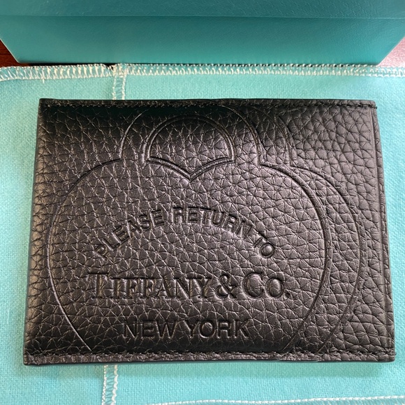 Tiffany & Co. Return to Tiffany® Black Leather Card Case – New in Box - Picture 3 of 5